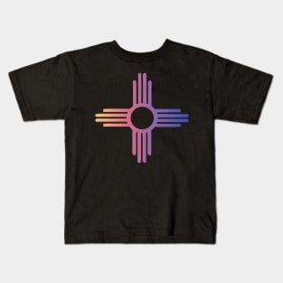 New Mexico Zia Symbol Kids T-Shirt